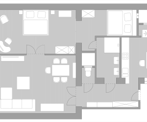 Two-Bedroom Apartment 